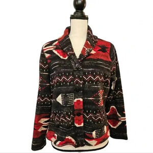 LRL Lauren Jeans Co Ralph Lauren Southwestern Style Sweatshirt Jacket